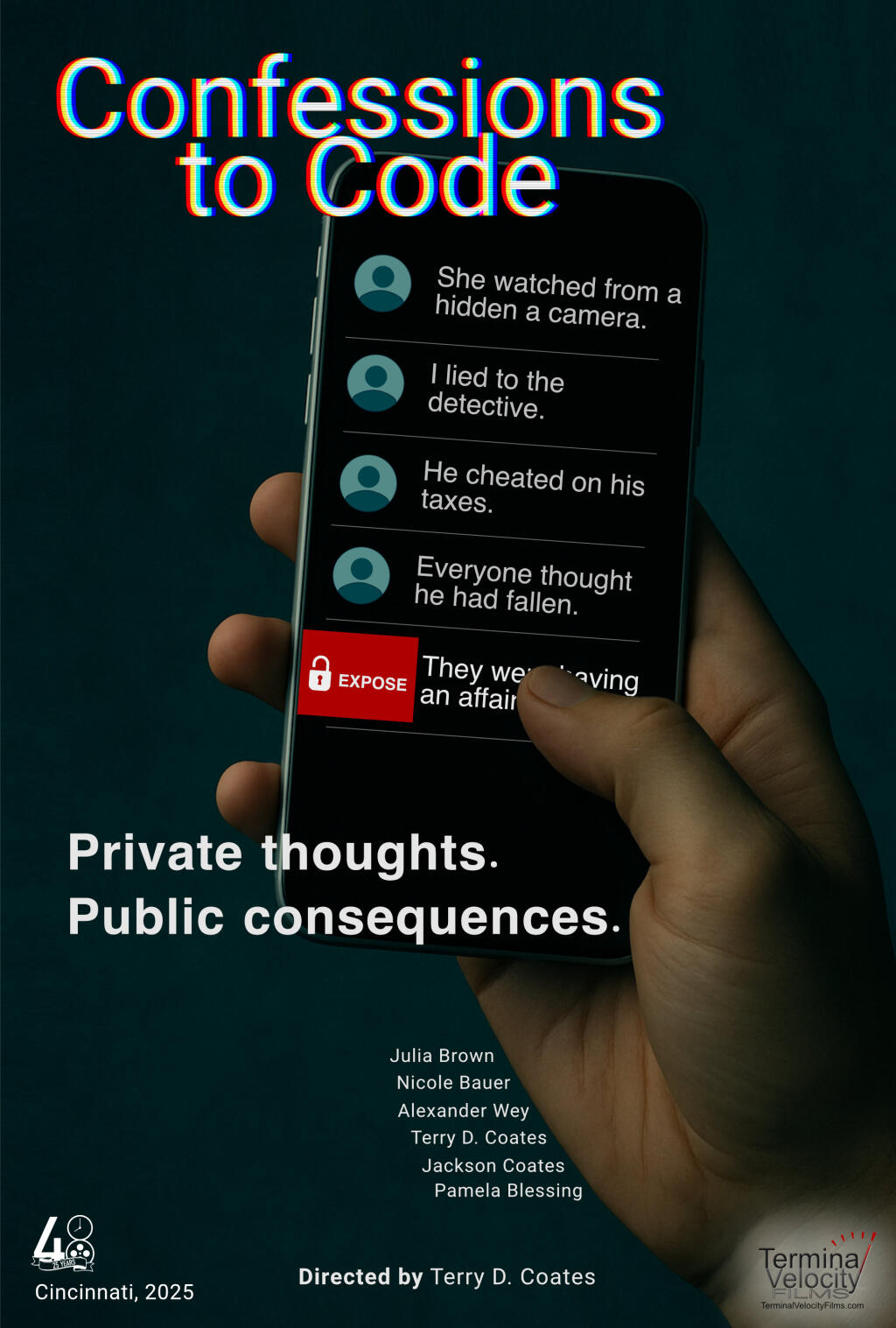 Filmposter for Confessions to Code